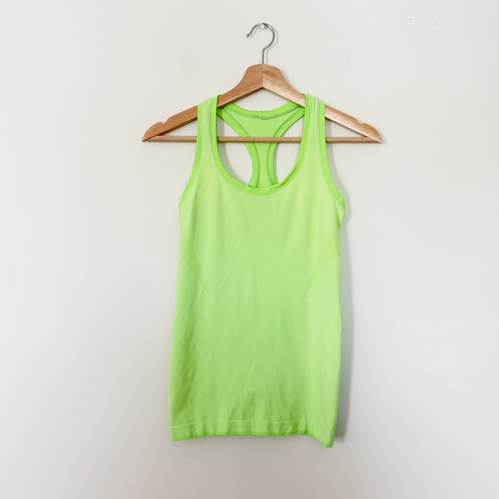 Victoria’s Secret VSX Sport Lime Green Seamless Workout Tank Size Small